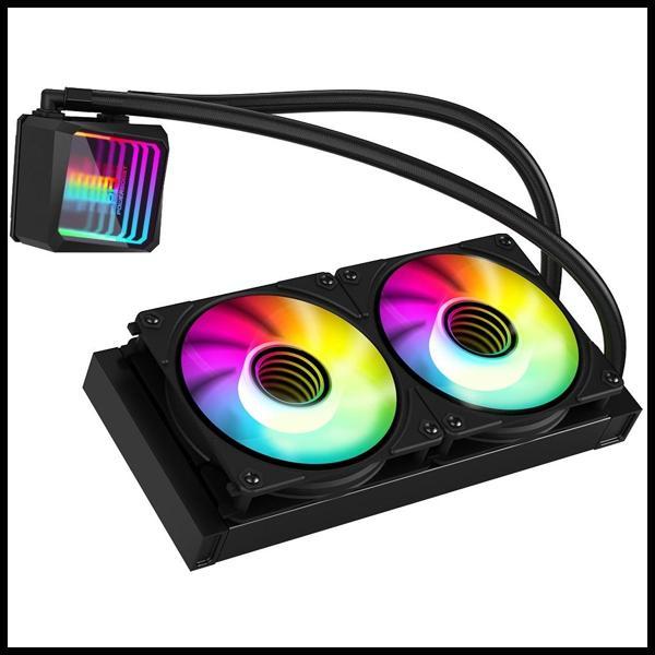 Powerboost Alpha 240b, 240mm, Argb, 2 Fanlı, (lga1700/am4/am5) Uyumlu, Cpu Sıvı Soğutma (siyah) - Image 1