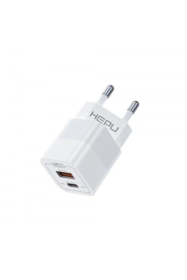 Hobimtek Hp-C39 35 Watt Gan Şarj Adaptörü 2-Port Fast Charger Hızlı Şarj Adaptörü Dual-Port Charger - Image 1
