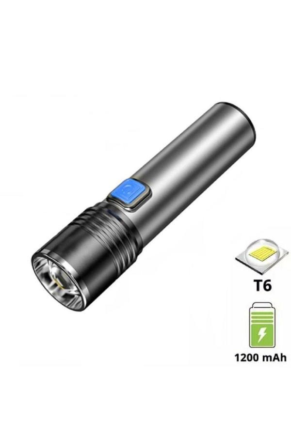 Hobimtek Ht-015 Mini Profesyonel Ultra Güçlü T6 Led Zoom Lu El Feneri Wt-015 - Image 1