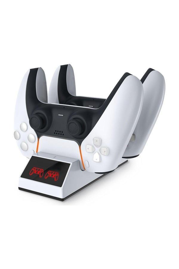 Hobimtek Ps5 Kol Şarj Edici Stand Dock Göstergeli Çift Kol Şarjı Tp5-0508B - Image 1