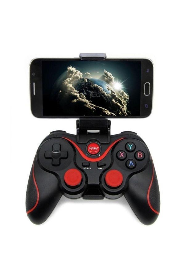 Hobimtek T3 Wireless Kablosuz Oyun Kolu Bluetooth Joystick Gamepad Pc Telefon Ios Android Tv Box Bilgisayar - Image 1