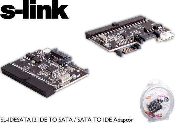 S-Link İde To Sata Veya Sata To İde Çeirici Sl-Idesata12 - Image 1