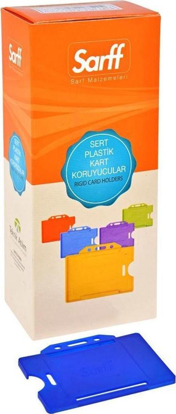Sarff Kart Muhafaza Kabı Lacivert 50 Li (1 Paket 50 Adet) - Image 1