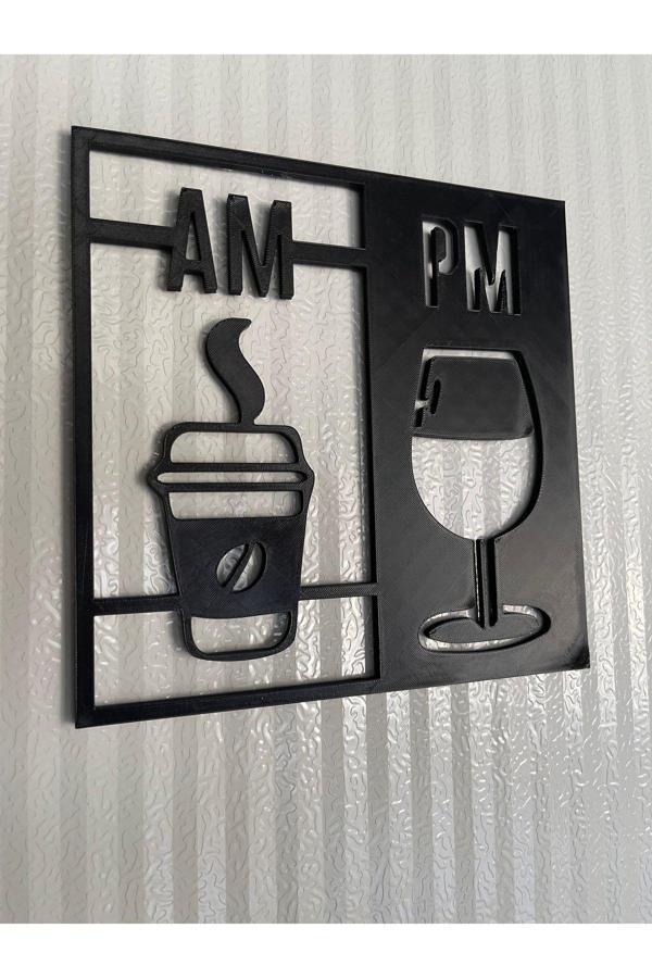 3Cup Design Modern Tasarım Duvar Dekoru-Ev Hediyesi Dekor-Duvar Süsleme-Kahve Köşesi Dekor-Ev Ofis Hediyesi - Image 1