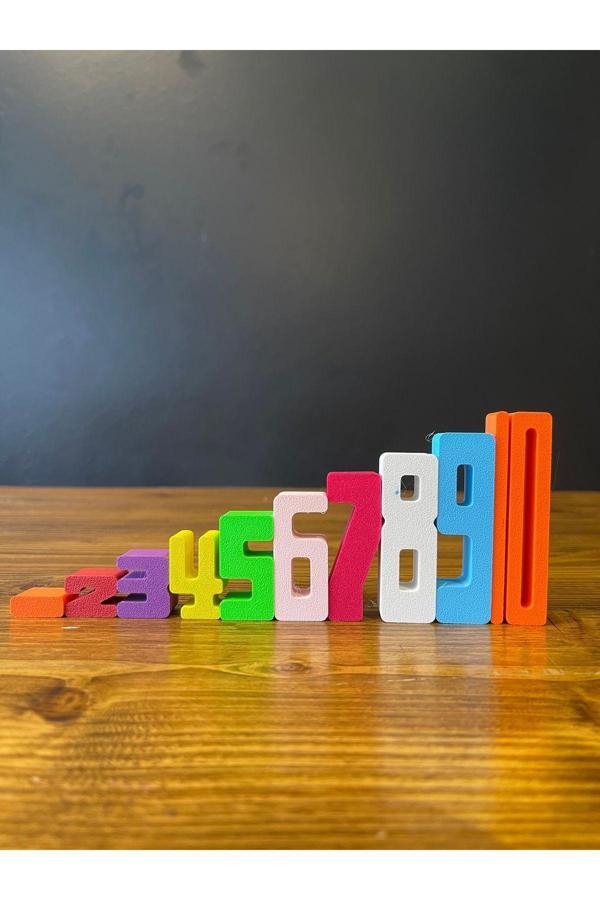 3Cup Design Sayı Blokları-Eğitici Toplama Oyunu-Montessori Sayı Blokları - Image 1