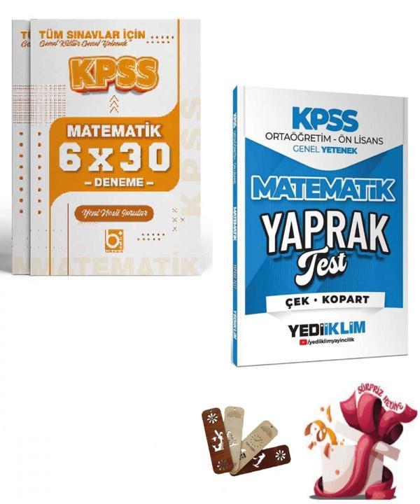 2026 KPSS Lise Ortaöğretim Ön Lisans Matematik Yaprak Test ve Deneme Seti Yediiklim ve Bigelio Yayın - Bi bigelio - Image 1