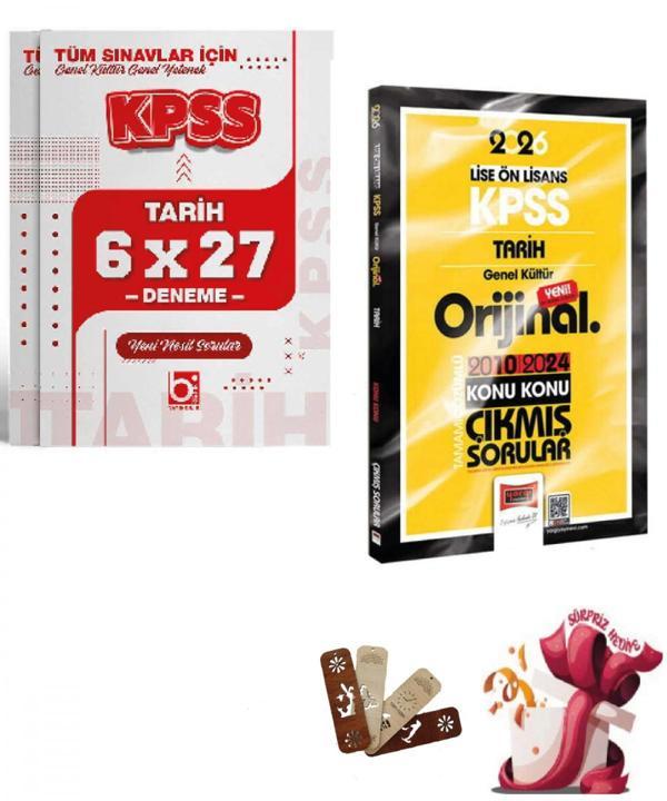 2026 KPSS Lise-Önlisans Tarih Orijinal 2010-2024 Konu Konu Çıkmış Sorular ve Deneme Seti Yargı ve Bi - Bi bigelio - Image 1
