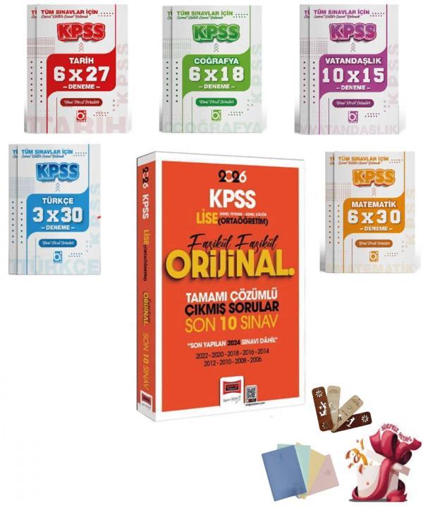 2026 KPSS Lise-Ortaöğretim GK-GY Fasikül Fasikül Orijinal Tamamı Çözümlü Çıkmış Son 10 Sınav ve Dene - Bi bigelio - Image 1