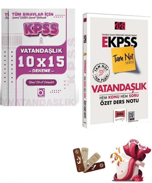 2026 E-KPSS Tam Not Serisi Vatandaşlık Konu Soru Özet Ders Notu ve Deneme Seti Yargı ve Bigelio Yayı - Bi bigelio - Image 1
