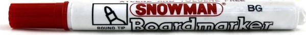 Snowman Bg12 Tahta Kalemi Yuvarlak Uçlu Kırmızı (12 Li Kutu) - Image 1