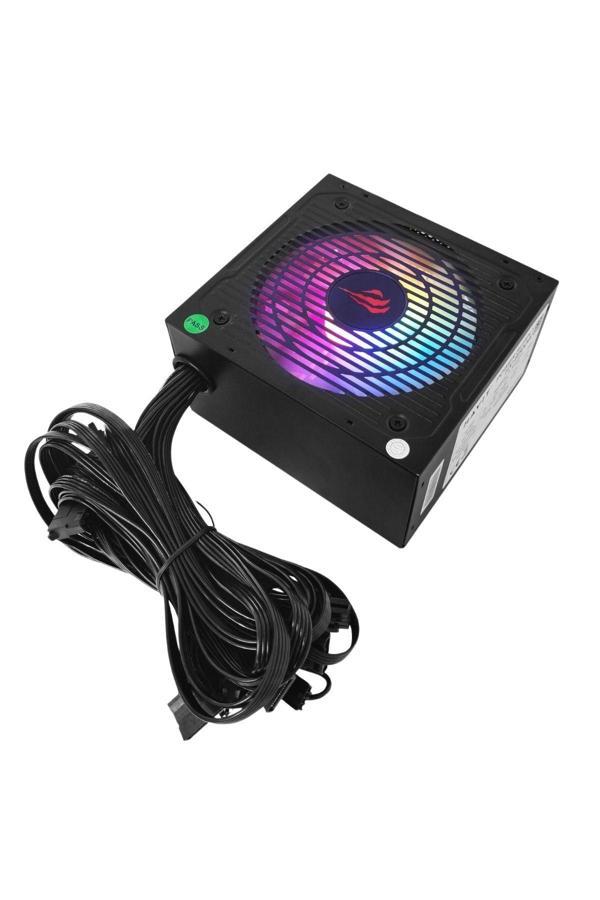 Havit Gamenote Hv-B500W 500W Rgb 80 Plus Gaming Güç Kaynağı – Sessiz Ve Stabil Performans - Image 1