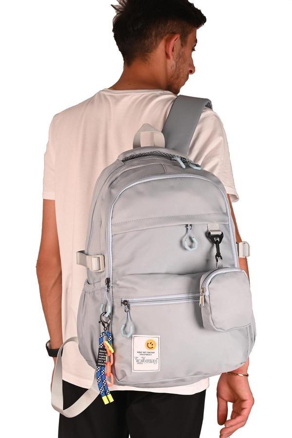 Young 51586 Unisex Geniş Hacimli Okul Sırt Çantası Mavi - Image 1