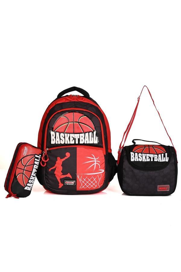 9164 Team Basketball Okul Sırt Çantası 3'Lü Set - Image 1