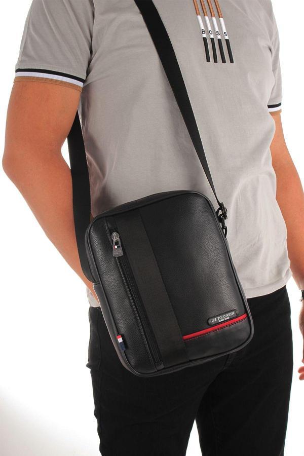 U.S.  Polo Assn. 8419-8420  Erkek Omuz Çantası Postacı Çantası - Image 1