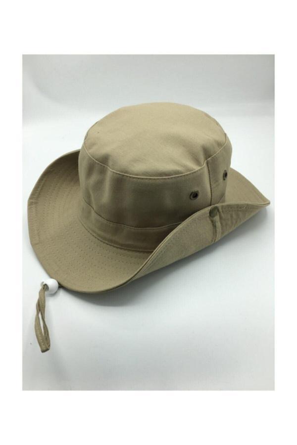Reva Unisex Yazlık Katlanabilir Safari Fötr Şapkası - Image 1