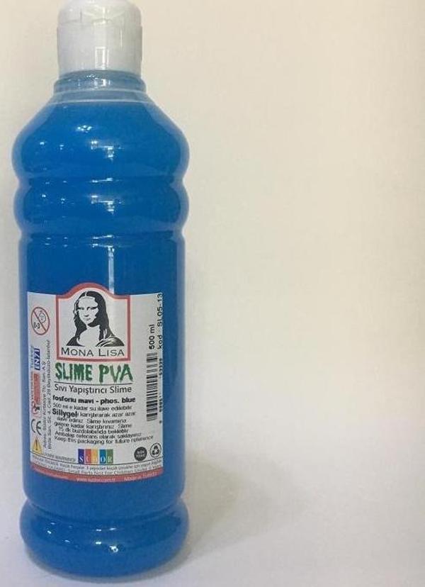 Südor Fosforlu Slim Sıvı Yapıştırıcı 500 Ml. Mavi Sl-05-13 - Image 1