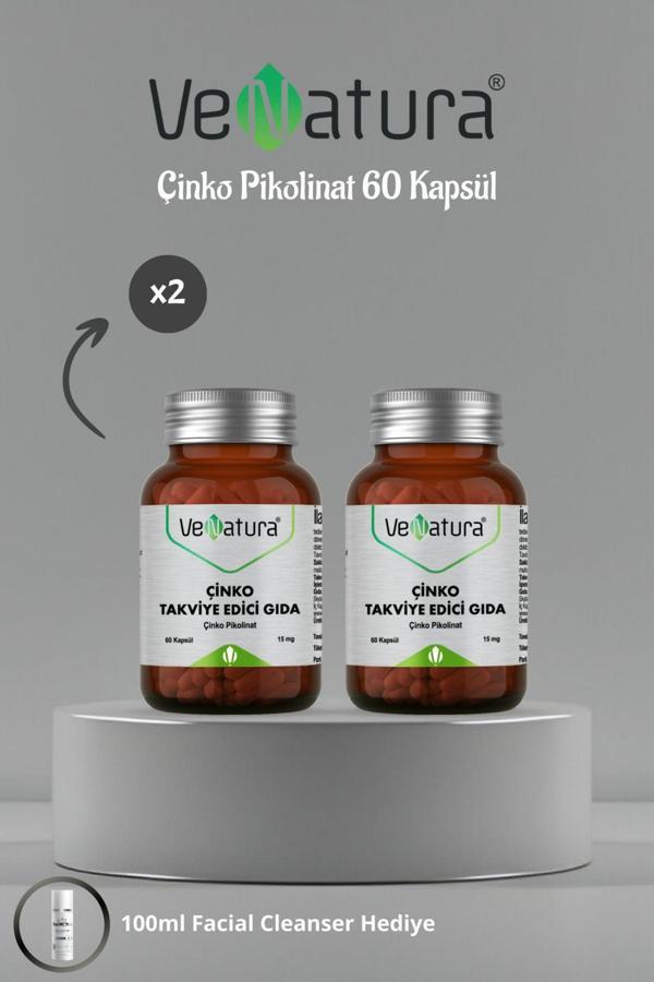 Venatura Çinko 15 mg 60 Kapsül 2 Adet - Image 1
