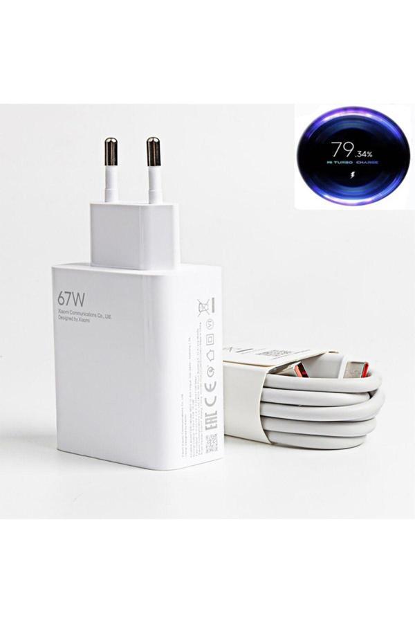 Xiaomi Redmi Note 13 Pro 67W Hızlı Şarj Aleti Orijinal Adaptör Ve Kablosu - Image 1