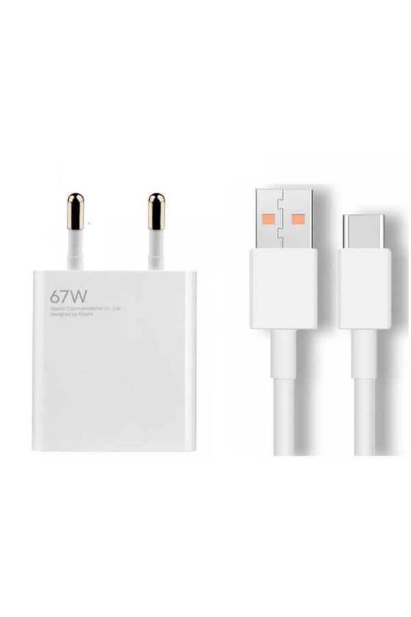 Xiaomi Türkiye Garantili Mi 67W (Watt) Hızlı Şarj Aleti Adaptörü Kablo Seti - Image 1