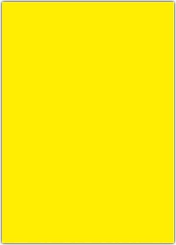 Umur Fosforlu (Fluo) Fon Kartonu 160 Gram 50X70Cm Yellow 30017696 (100 Lü Paket) - Image 1
