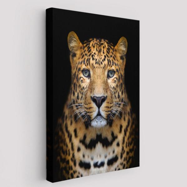 Leopar Hayvan Temalı Dekoratif Kanvas Tablo, Duvar Dekoru 5959 - Image 1