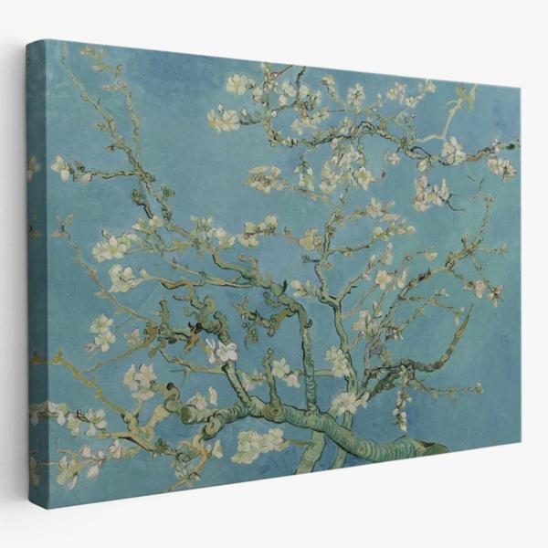 Badem Ağacı Eseri Blossoming Almond Tree Van Gogh Dekoratif Kanvas Tablo, Duvar Dekoru 5164 - Image 1
