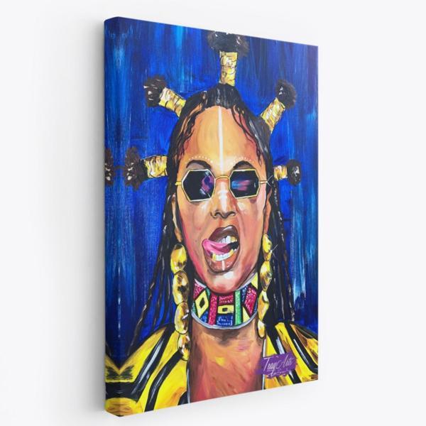 Beyonce Şarkıcı Dekoratif Kanvas Tablo, Duvar Dekoru 5120 - Image 1