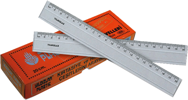 Yıldızlar Kod:004 Plastik Cetvel 20 Cm - Image 1