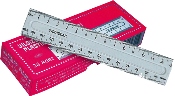Yıldızlar Kod:030 Plastik Cetvel 15 Cm - Image 1
