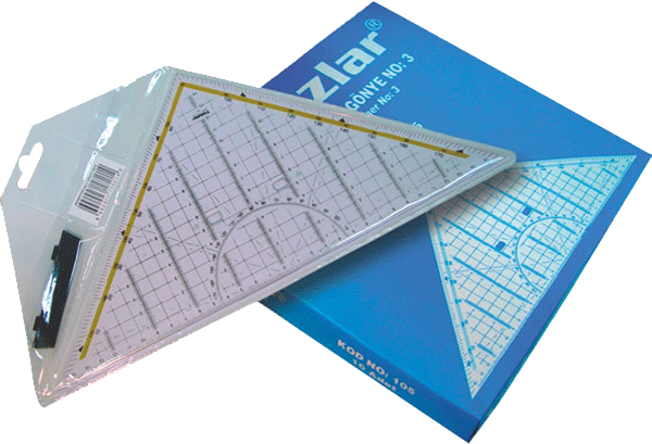 Yıldızlar Kod:105 Geometrik Açılı Gönye No:3 - Image 1