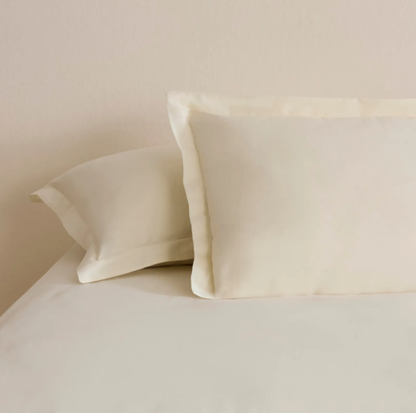 Karaca Home Basic Volanlı 2'li Yastık Kılıfı Ekru 50X70 Cm - Image 1