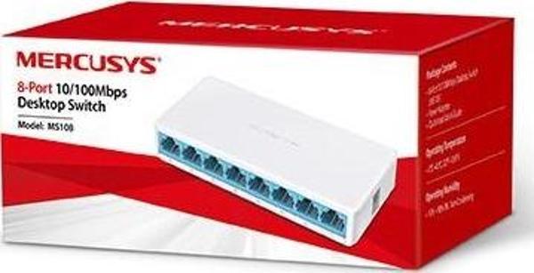 TP-Link Mercusys 8 Port 10-100 Mbps Switch Plastik Kasa Ms108 - Image 1