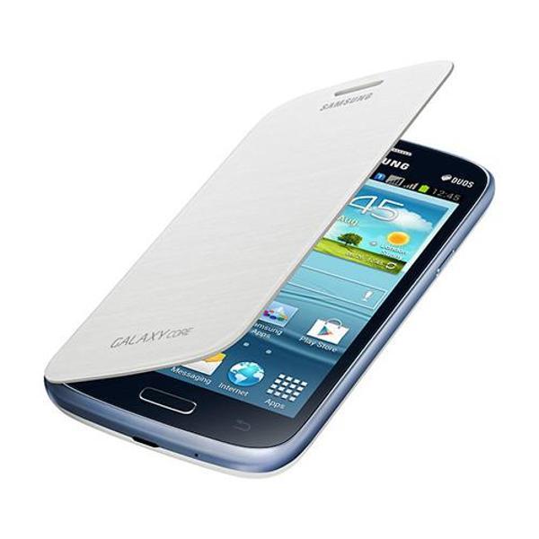Samsung Galaxy Core Flip Cover Orjinal Kılıf Beyaz - EF-FI826BWEGWW (Outlet) - Image 1