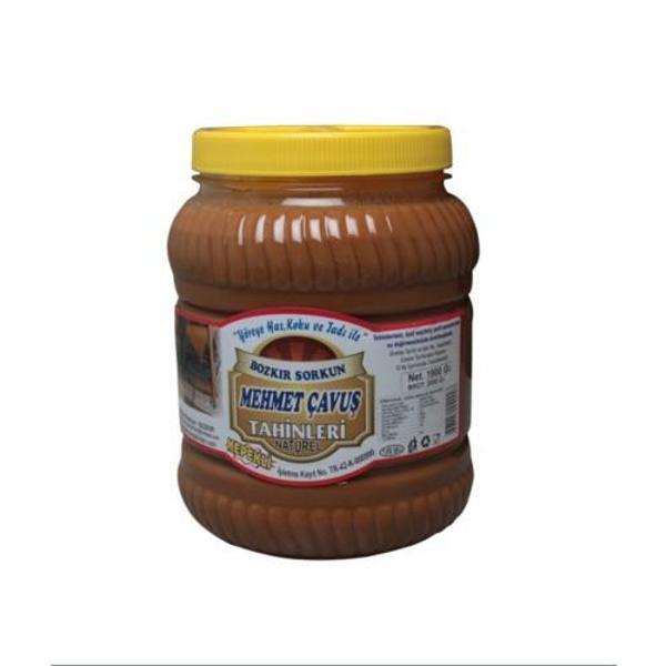 Mehmet Çavuş Bozkır Tahini Kepeksiz Tahin Plastik Kutu 1845gr - Image 1