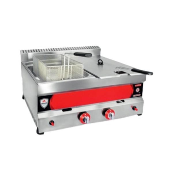Mars MF-10+10G 10 Litre Fritöz Gazlı CE  - Image 1