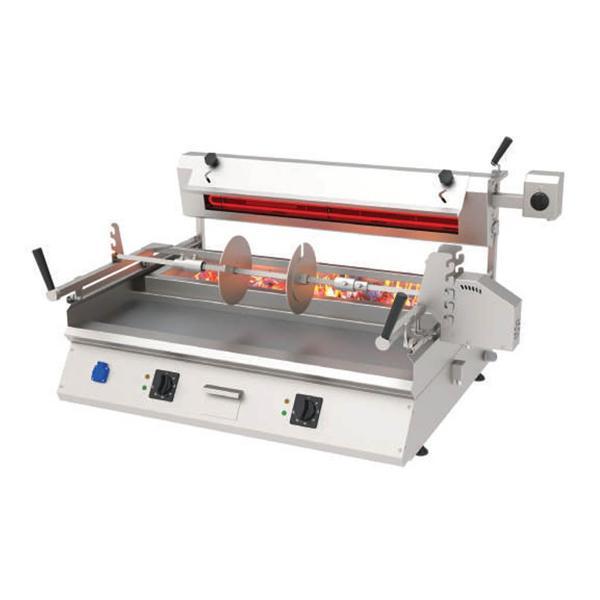Atalay ACAG-02 Yatay Et Pişirme Makinesi Cağ Kebabı Elektrikli - 400 V - Image 1