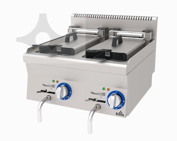 Atalay AEF-660 Elektrikli 380-415 V Fritöz 600x600x300 mm - Image 1