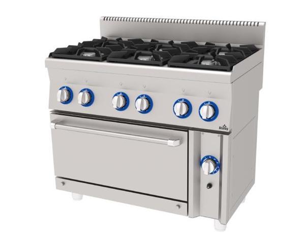 Atalay AGK-1060 Gazlı 120 kg Kuzine 1000x600x850 mm - Image 1