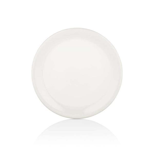 By Bone ZT-21-DZ Zest 21 CM DÜZ TABAK-beyaz porselen 12 Adet - Image 1