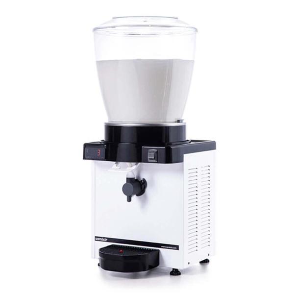 Samixir KAM22.DW Köpüklü Ayran Dispenseri-22 litre-dijital-beyaz - Image 1