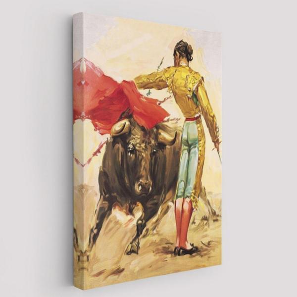 İspanyol Matador Modern Dekoratif Kanvas Tablo, Duvar Dekoru 6250 - Image 1