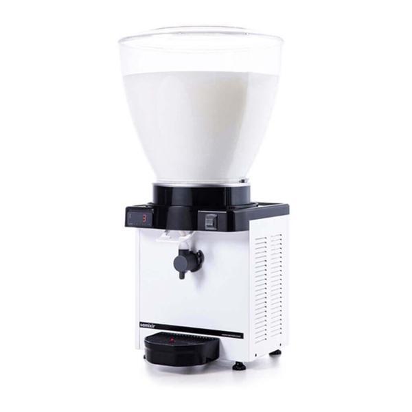 Samixir KAM40.DW Köpüklü Ayran Dispenseri-40 litre-dijital-beyaz - Image 1