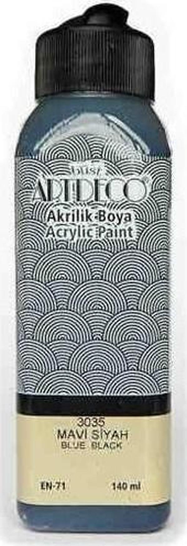 Artdeco Akrilik Boya 140 Ml Mavi Siyah Y-070R-3035 - Image 1