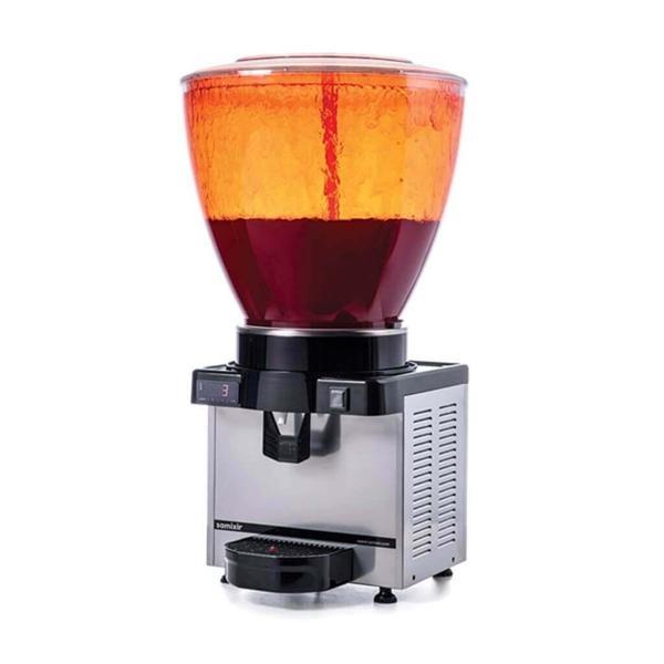 Samixir S40.DB Şerbetlik-40 litre soğuk içecek dispenseri-fıskiyeli-dijital-siyah - Image 1