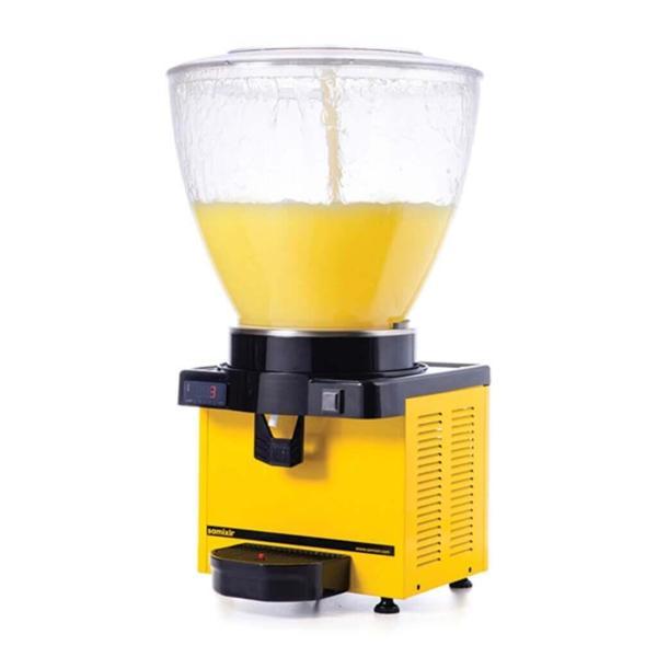 Samixir S40.DY Şerbetlik-40 litre soğuk içecek dispenseri-fıskiyeli-dijital-sarı - Image 1