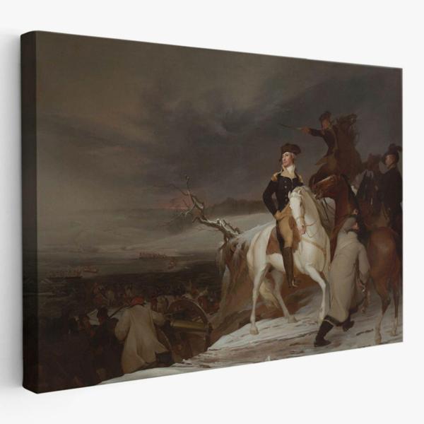 Delaware Pasajı Thomas Sully Dekoratif Kanvas Tablo, Duvar Dekoru 6541 - Image 1