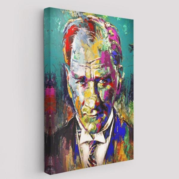 Mustafa Kemal Atatürk Dekoratif Kanvas Tablo, Duvar Dekoru 6327 - Image 1