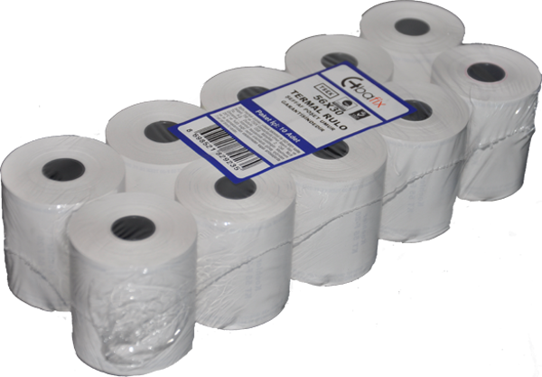 Bafix Termal Rulo 56X30 Mt 10 Lu (1 Paket 10 Adet) - Image 1