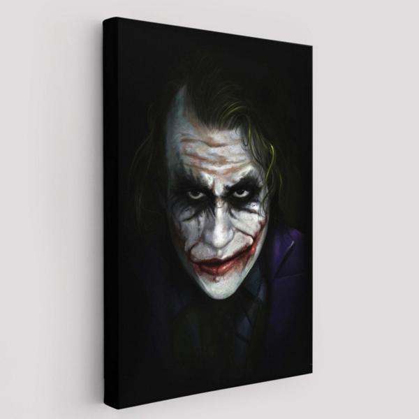 Joker Film Kahramanı Dekoratif Kanvas Tablo, Duvar Dekoru 6441 - Image 1