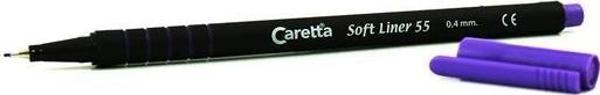 Caretta Soft Liner Keçe Uç Kalem Açık Mor CS-55-17 10 Lu (1 Paket 10 Adet) - Image 1